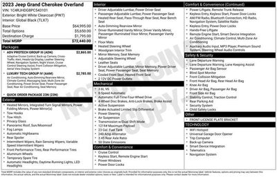 2023 Jeep Grand Cherokee Overland