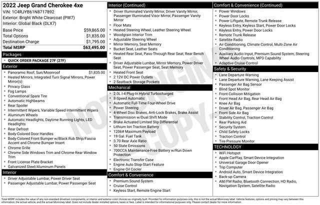 2022 Jeep Grand Cherokee 4xe Base