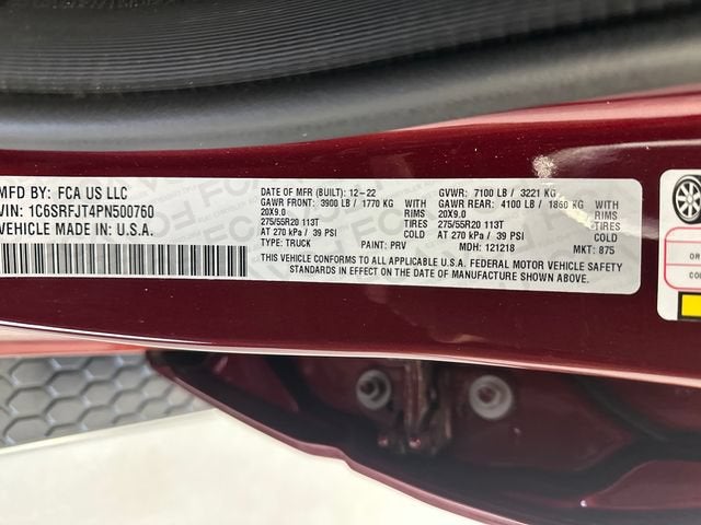 2023 RAM 1500 Laramie Crew Cab 4x4 5'7" Box