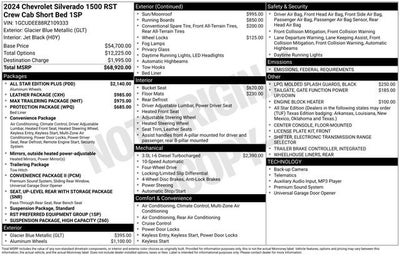 2024 Chevrolet Silverado 1500 RST