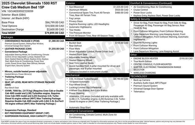 2025 Chevrolet Silverado 1500 RST