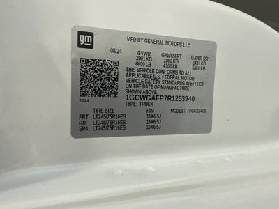 2024 Chevrolet Express Cargo 2500 WT