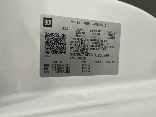 2024 Chevrolet Express Cargo 2500 WT