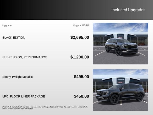 2026 GMC Acadia Elevation