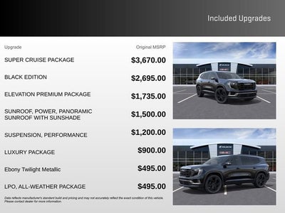 2026 GMC Acadia Elevation