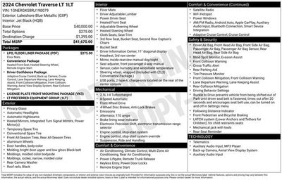 2024 Chevrolet Traverse LT