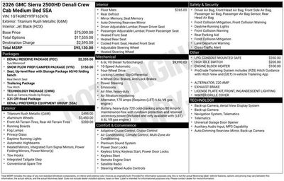 2026 GMC Sierra 2500 HD Denali