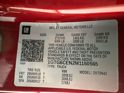 2021 GMC Canyon 4WD Elevation
