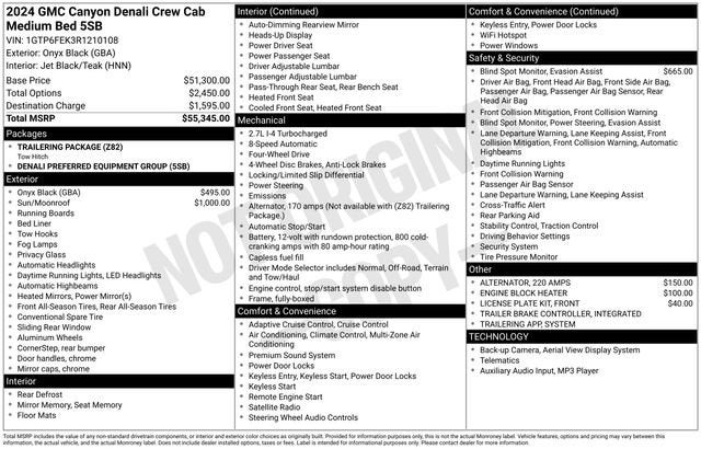 2024 GMC Canyon Denali