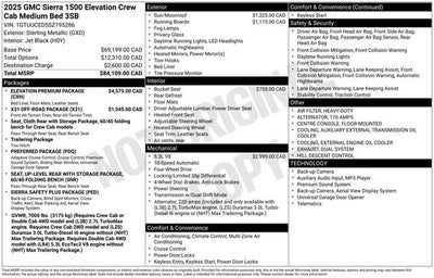 2025 GMC Sierra 1500 Elevation