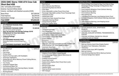 2026 GMC Sierra 1500 AT4