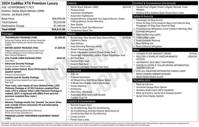 2024 Cadillac XT6 Premium Luxury