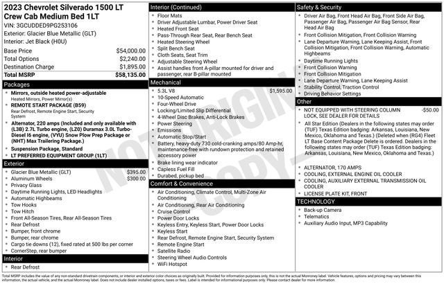 2023 Chevrolet Silverado 1500 LT