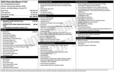 2025 Chevrolet Blazer 2LT