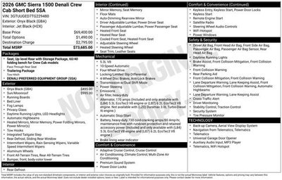 2026 GMC Sierra 1500 Denali