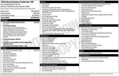 2026 Buick Enclave Preferred