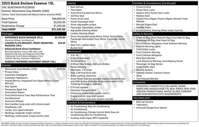 2023 Buick Enclave Essence