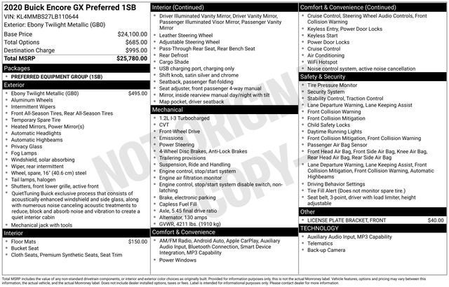 2020 Buick Encore GX Preferred