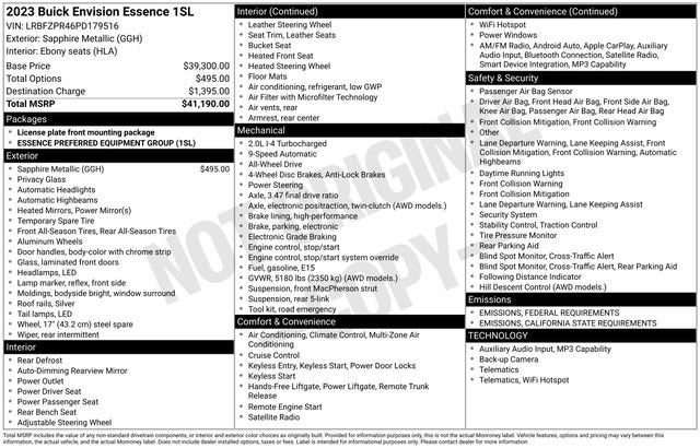 2023 Buick Envision Essence