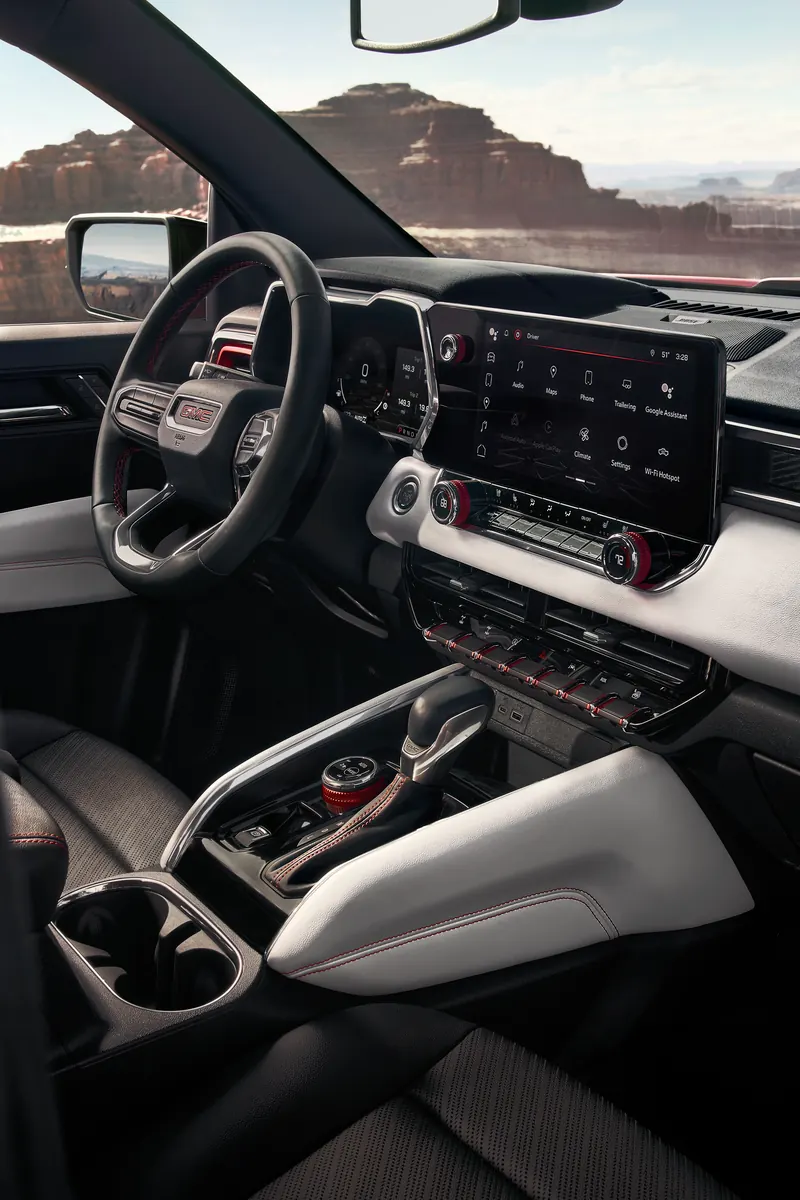 2026 GMC Canyon infotainment system at Palmen Buick GMC in Kenosha WI